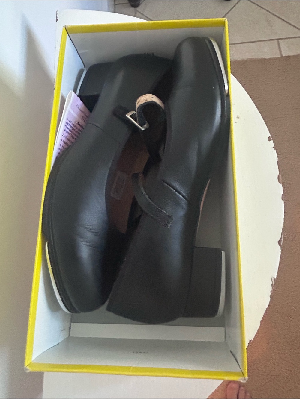 Bloch S0323L Ladies BLK Showtappers Tap Shoes 1-1/2" heel Leather Size 10 EUC!